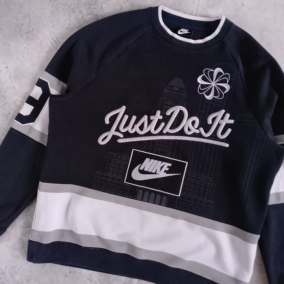 Nike City Version Los Angeles Splicing Limited Black Sweater - Picture 3 of 7